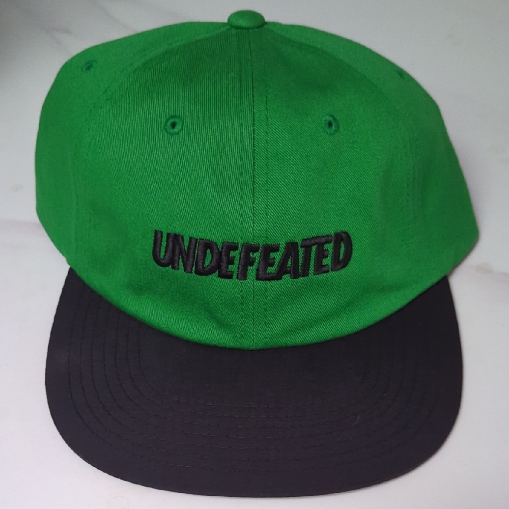 Undefeated Green and Black Cap